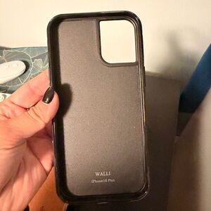 Wallis Midnight Black Case for iPhone 16 Plus